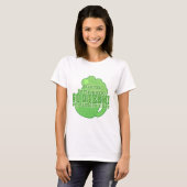 Go Green Saint Patrick Day Slogan T-Shirt (Vorne ganz)