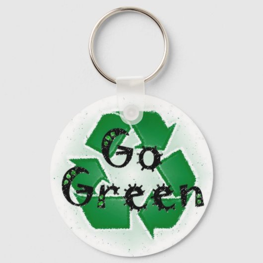 Go Green Schlüsselanhänger (Vorderseite)