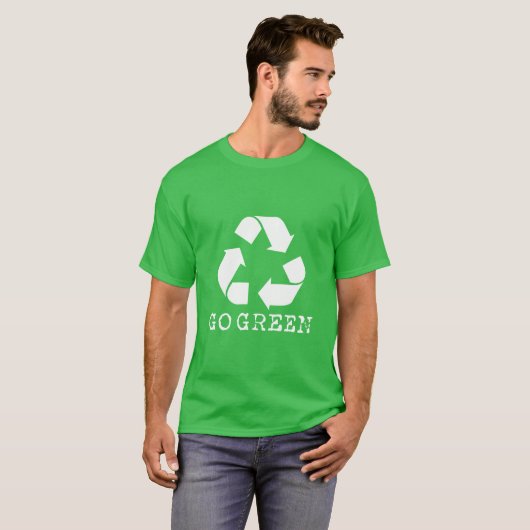 Go Green T-Shirt (Vorne ganz)