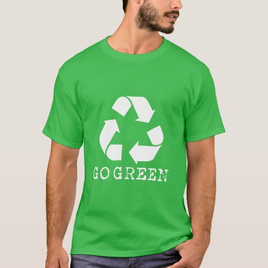 Go Green T-Shirt (Vorderseite)