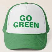 Go Green Trucker Hat Truckerkappe (Vorderseite)