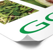 Go Green Vegetables Küche Poster (Ecke)