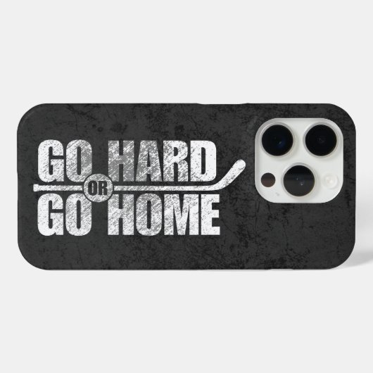 Go Hard oder Go Zuhause (Hockey) Case-Mate iPhone Hülle (Rückseite (Horizontal))