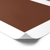 Go Hillary Poster (Ecke)