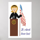 Go Hillary Poster (Vorne)