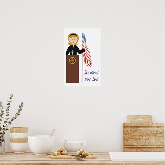 Go Hillary Poster (Küche)