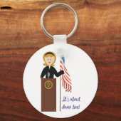 Go Hillary Schlüsselanhänger (Vorderseite)