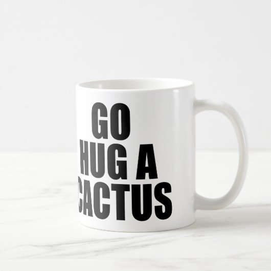 GO HUG A CACTUS KAFFEETASSE (Rechts)