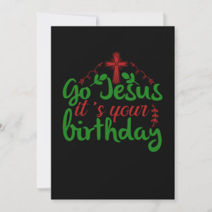 Go Jesus Es ist dein Geburtstag Save The Date