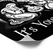 Go Jesus It's Your Birthday Christmas Christian Me Poster (Ecke)