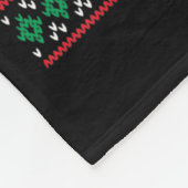 Go Jesus It's Your Birthday Ugly Christmas Sweater Fleecedecke (Ecke)