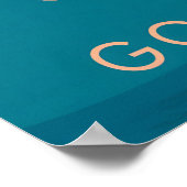 Go Jet Skiing Travel Poster (Ecke)