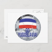 Go Jugoslawien Postkarte (Vorne/Hinten)