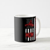 Go K Racing Mama USA Flag Kaffeetasse (VorderseiteRechts)