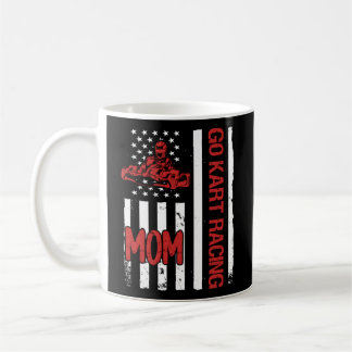 Go K Racing Mama USA Flag Kaffeetasse
