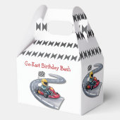Go-Kart Birthday Bash Geschenkschachtel (Vorderseite)