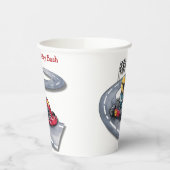 Go-Kart Birthday Bash Pappbecher (Links)