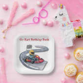 Go-Kart Birthday Bash Pappteller (Party)