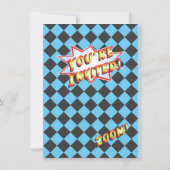 Go Kart Geburtstagsparty Foto Einladung einfügen (Rückseite)