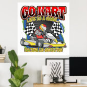 Go Kart Life Poster (Heimbüro)