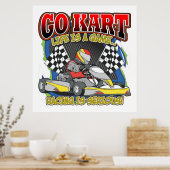 Go Kart Life Poster (Küche)