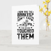 Go Kart nie Touch der Bremsen Karte (Gelbe Blume)