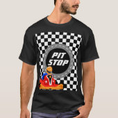 Go-Kart-Party-Boxenstopp-Hemden T-Shirt (Vorderseite)