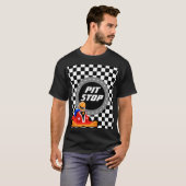 Go-Kart-Party-Boxenstopp-Hemden T-Shirt (Vorne ganz)