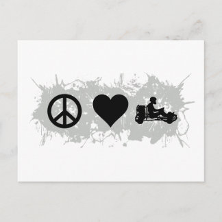 Go Kart Postkarte
