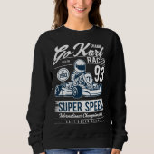 Go Kart Racer Formula Go Kart Speed Motorport Sweatshirt (Vorderseite)