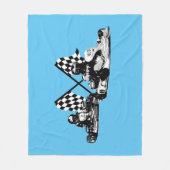 Go Kart Racers Fleece Blanket (Vorderseite)