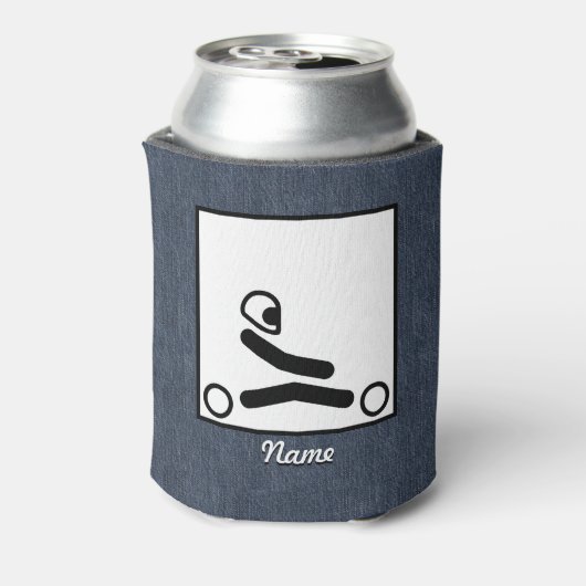 Go Kart Racing Abbildung Dosenkühler (Kanne Rückseite)