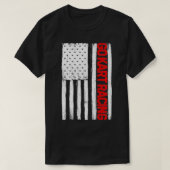 Go Kart Racing American Flag USA Patriotic Go Kart T-Shirt (Design vorne)