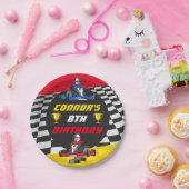 Go Kart Racing Car Geburtstagsparty Pappteller (Party)