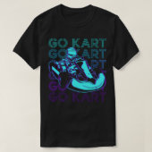 Go Kart Racing Go Kart Racer Retro T-Shirt (Design vorne)