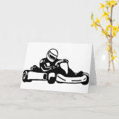 Go Kart Racing Karte (Gelbe Blume)