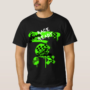 Go Kart Racing "Race Ready" Graffiti T - Shirt
