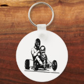 Go Kart Racing Schlüsselanhänger (Vorderseite)