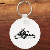 Go Kart Racing Schlüsselanhänger (Vorderseite)