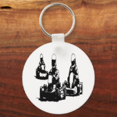 Go Kart Racing Schlüsselanhänger (Vorderseite)