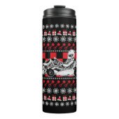 Go Kart Racing Weihnachten Thermosbecher (Vorderseite)
