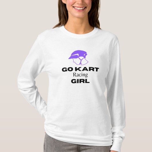 Go kart rennen Girl.. T-Shirt (Vorderseite)