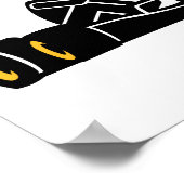 Go-Kart-Rennen Poster (Ecke)