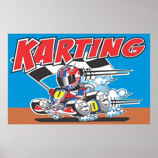 Go Karting Poster (Vorne)