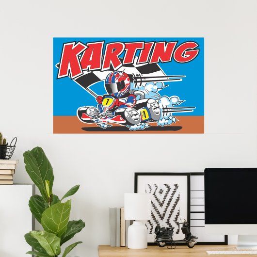 Go Karting Poster (Heimbüro)