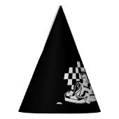 Go Karting, Rennwagen Junge Geburtstag Partyhütchen (Links)