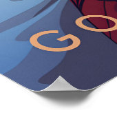 Go Kayaking Travel Poster (Ecke)