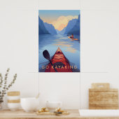 Go Kayaking Travel Poster (Küche)
