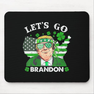 Go Kleeblatt Brandon Happy St Patricks Day Trump Mousepad