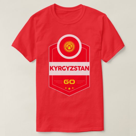 GO KYRGYZSTAN T-Shirt (Design vorne)